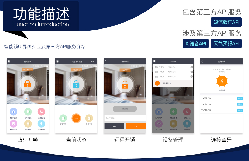 智能锁普通版方案