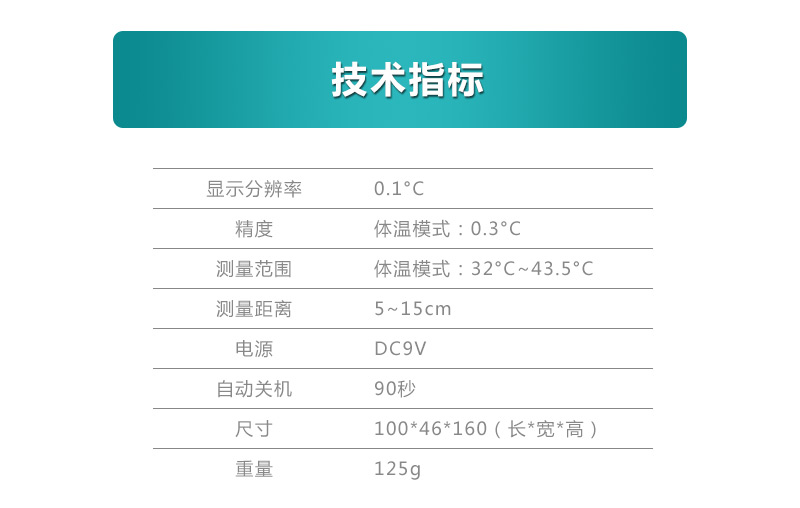 红外额式体温计方案