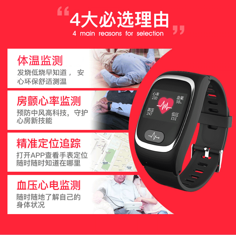 智能健康监测手表方案