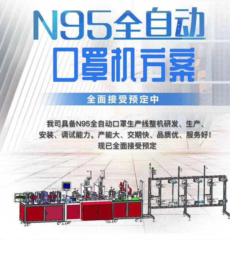 全自动KN95口罩机方案