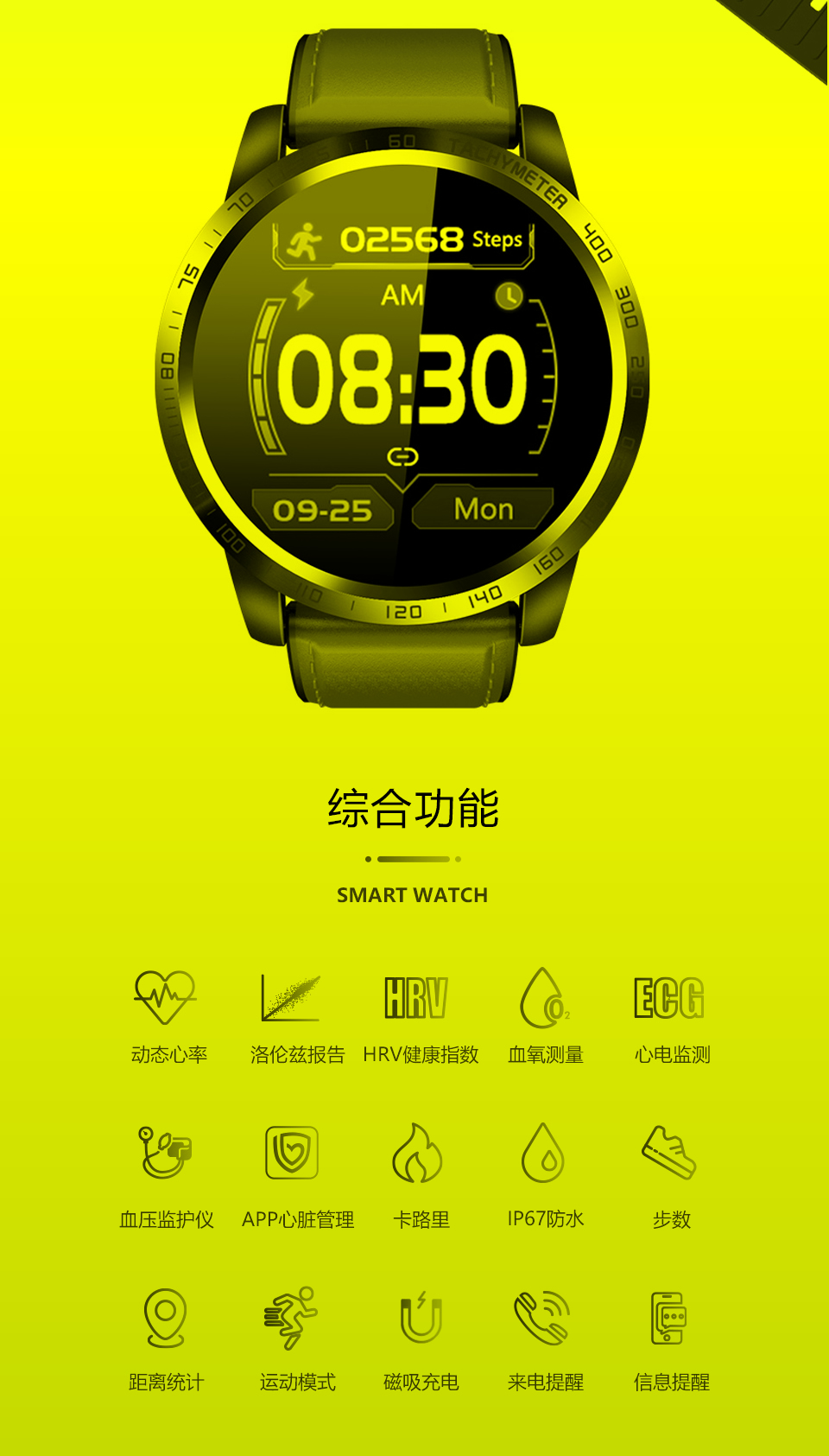 智能心电手表解决方案