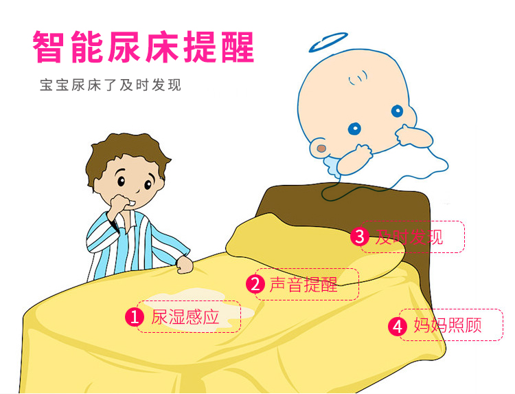 智能婴儿床-智能尿床提醒