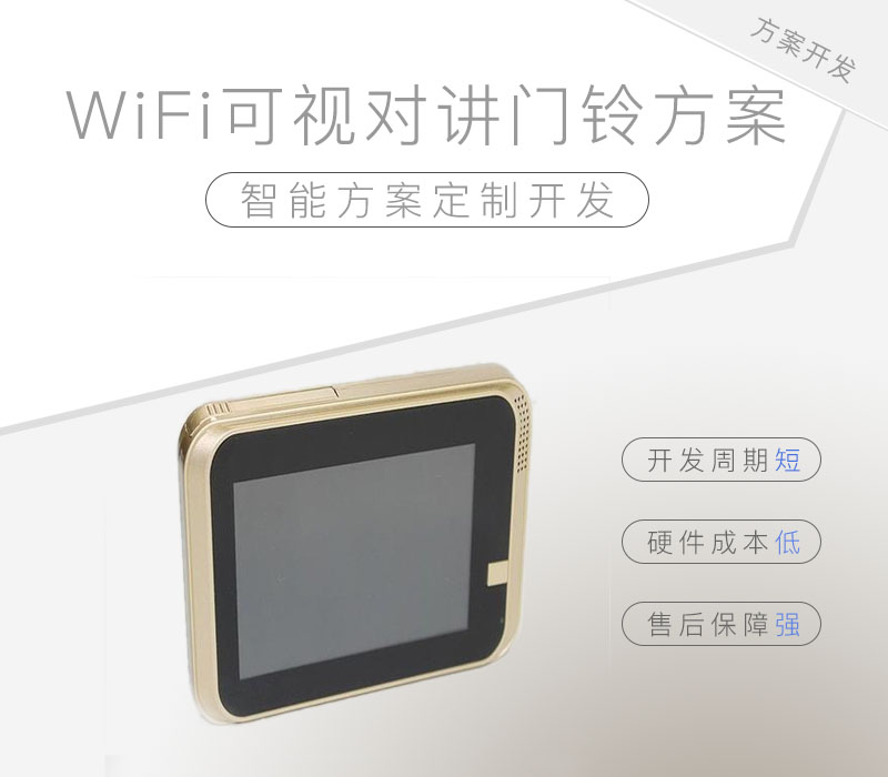 WiFi猫眼可视对讲门铃解决方案